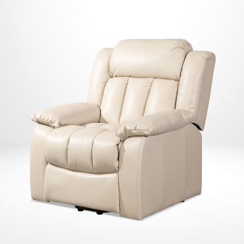 Lift Chair Recliners, Electric Power Recliner Chair Sofa for Elderly, (Common, Beige)