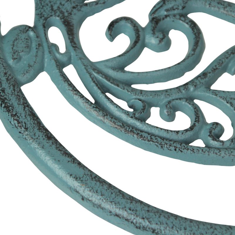 Set of 3 Cast Iron Nautical Design Kitchen Trivets Decorative Wall Hangings image number 2