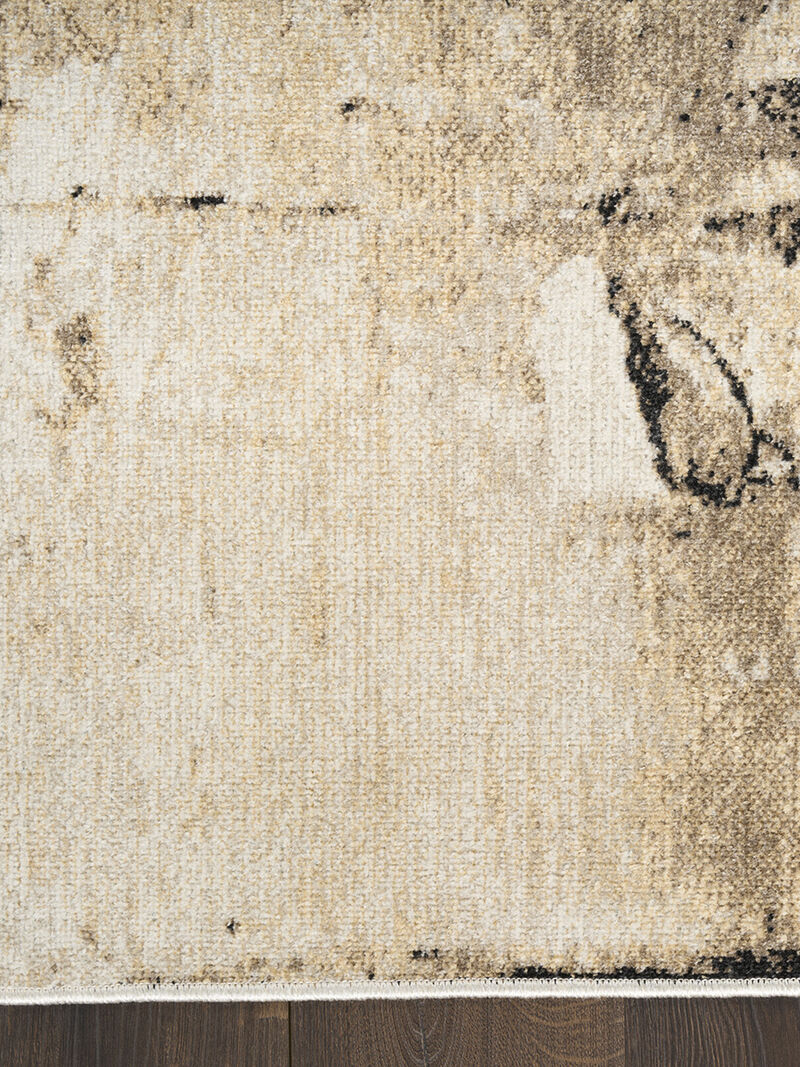 Washable Decor WSD09 Mocha 9' x 12' Rug