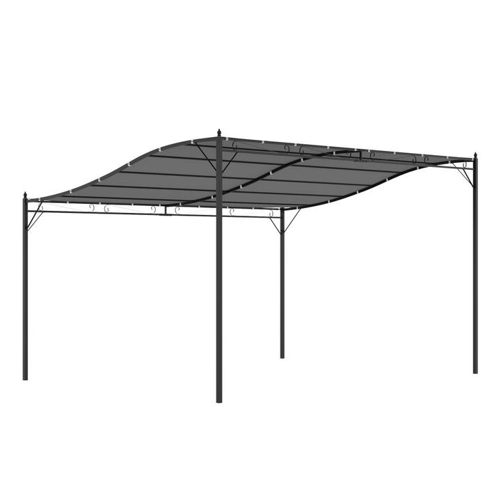 Hivvago 10x13 Patio Pergola Gazebo with Drainage Canopy