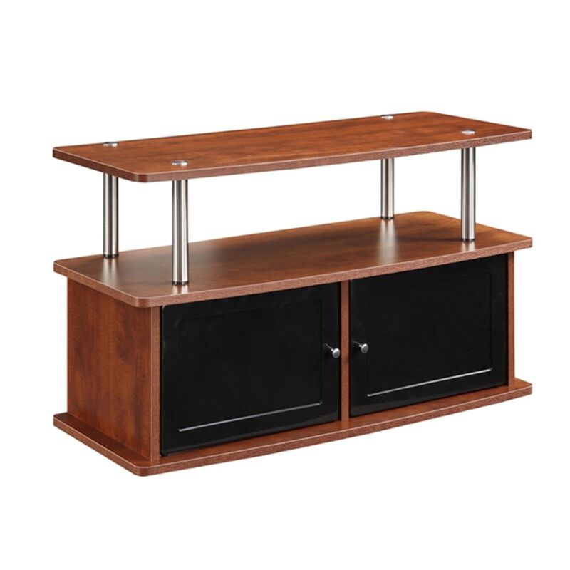 Desigsn2Go TV Stand with 2 Cabinets,   35.5 x 20.5 x 15.75 in. image number 1