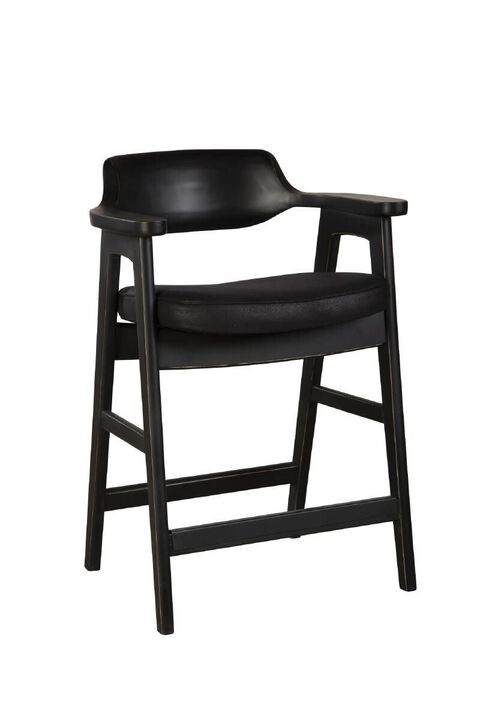Wagner Black Counter Chair