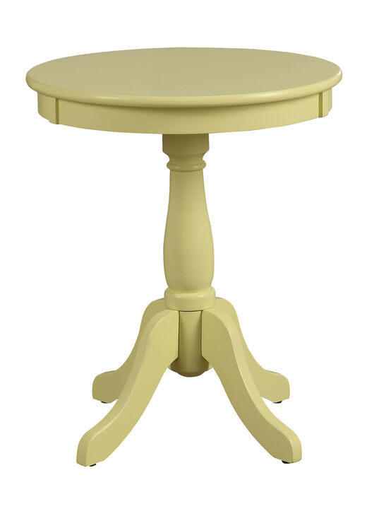 ACME Alger Accent Table, Light Yellow