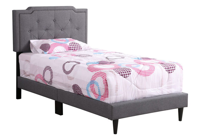 Deb Jewel Tufted Twin Panel Bed