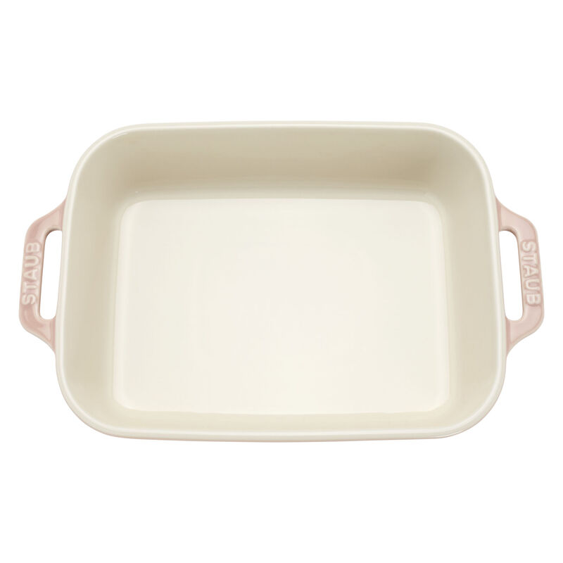 Staub Ceramic 4-pc Baking Pans Set, Casserole Dish with Lid, Brownie Pan