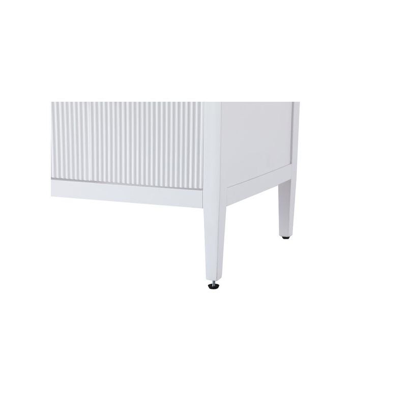 Elegant Kitchen and Bath 60 inch Double Bathroom Vanity in White