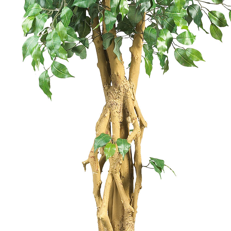 Nearly Natural 6-ft  Palace Style Ficus Tree w/1,596 Lvs