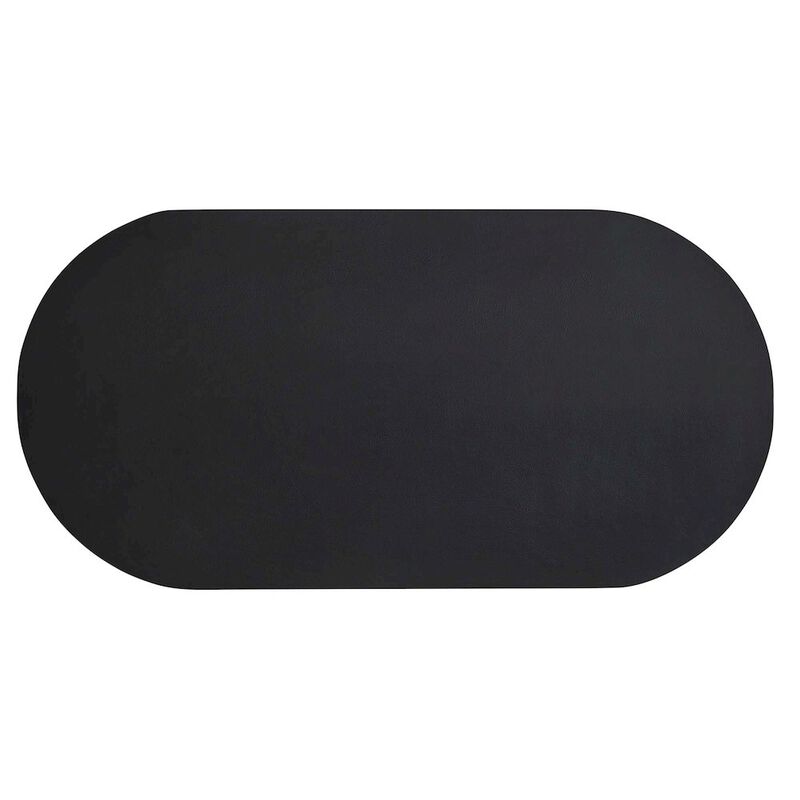 Caspian 72" Oval Concrete Dining Table image number 4