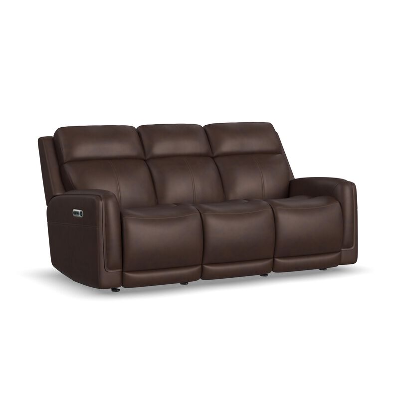 Alister Burnt Umber Power Gliding Sofa