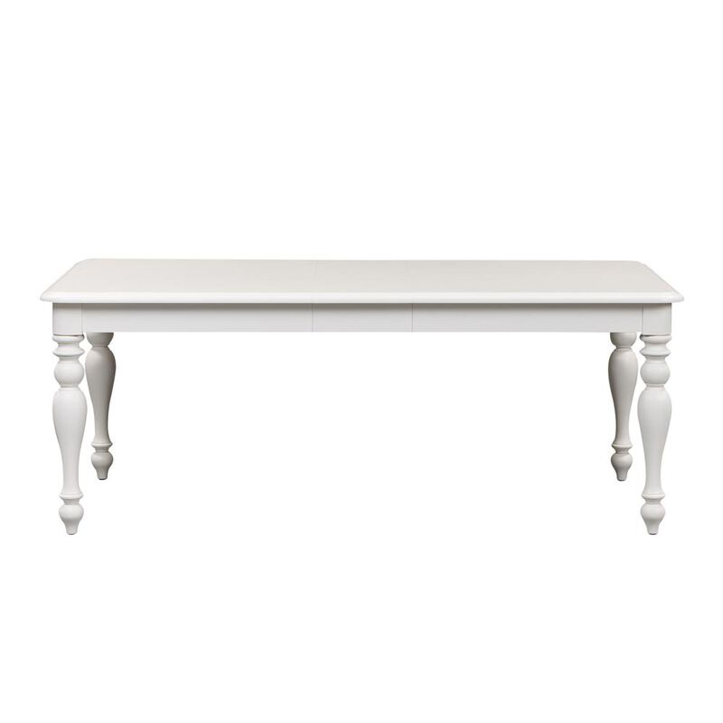 Liberty Furniture Summer House Rectangular Leg Table in Oyster White image number 3