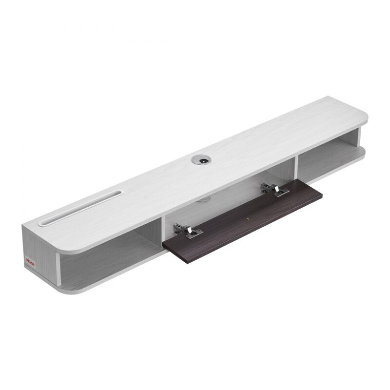 Modern Floating TV Stand 55" &ndash; Wall-Mount Storage Cabinet for DVD & Game Console image number 9