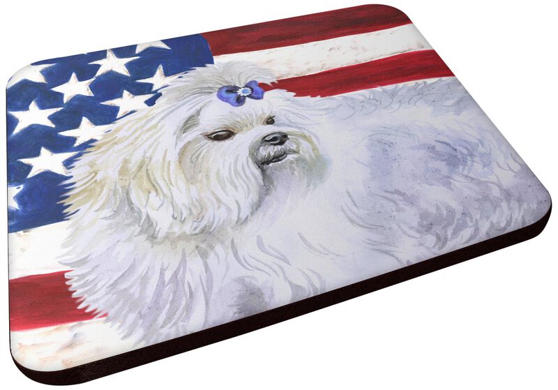 Caroline's Treasures Maltese Patriotic Decorative coasters, Multicolor