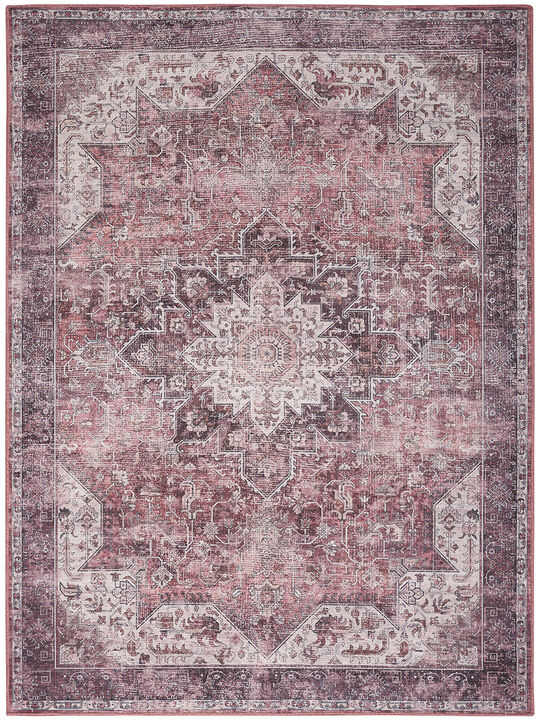 Nourison Washables NWB15 Red 6' x 9' Rug