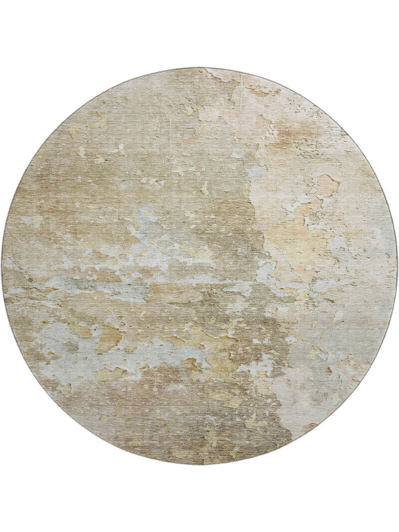 Ravenna RN3 Khaki 8' Round Rug