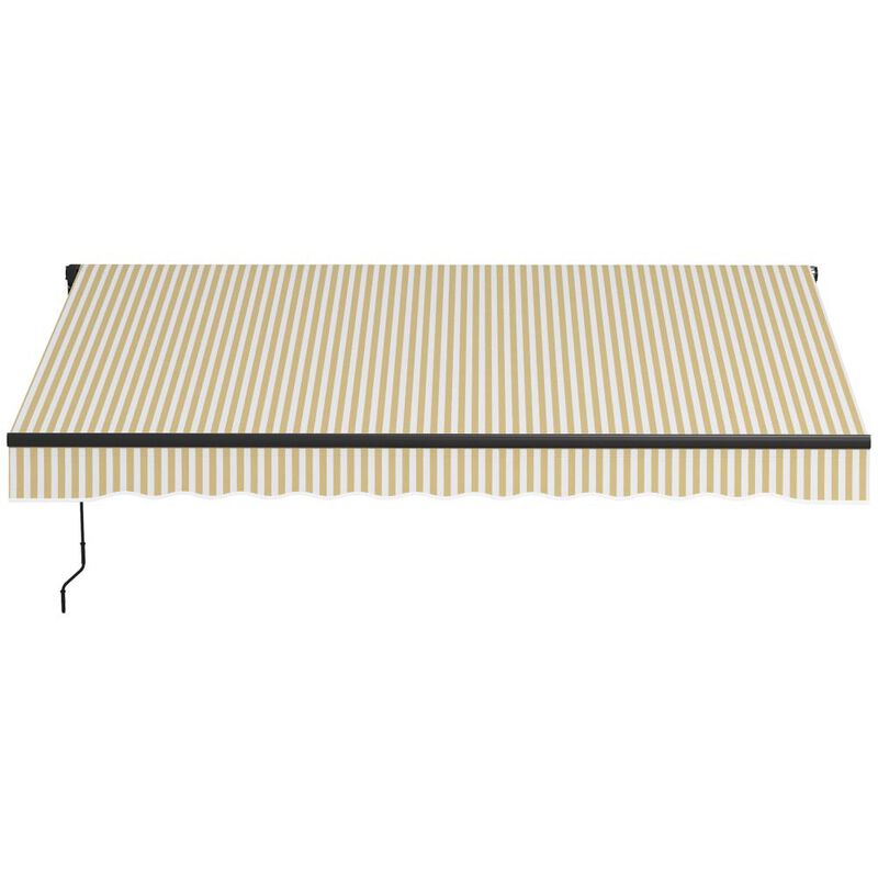 Hivvago Retractable Patio Awning for Deck or Balcony Shade image number 0