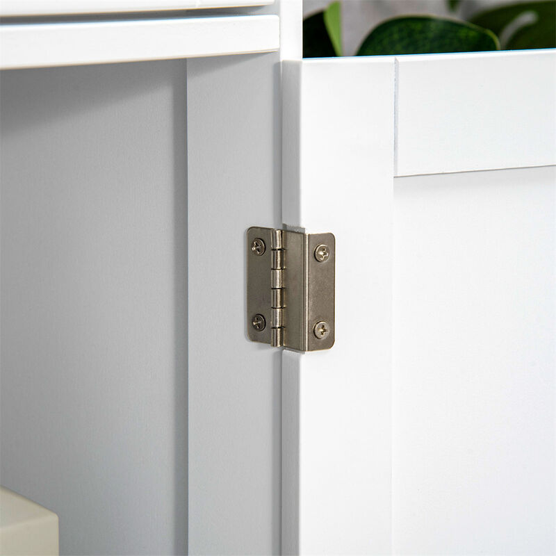 Modern Bathroom Cabinet and Storage Unit with Adjustable Shelves