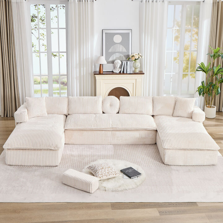 Britan 149" Oversized Sectional Couches U Shaped Couch