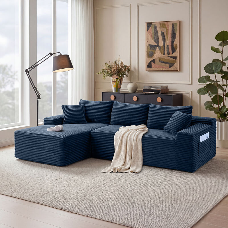Vulkbu 106.3" L-Shape Chaise Sectional image number 1