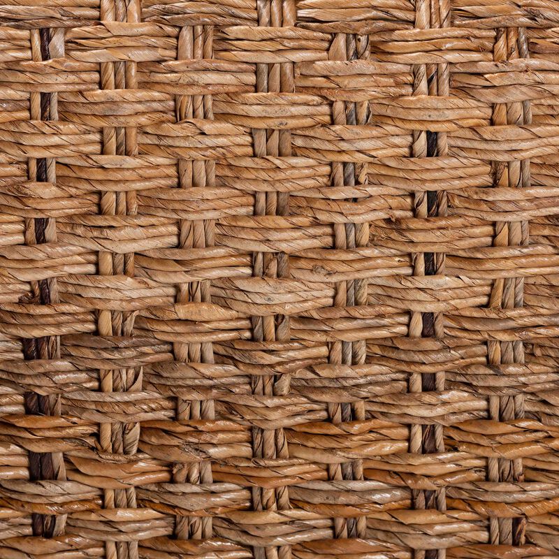 bali & pari Alda Handwoven Seagrass Coffee Table - Rustic Wicker Waterfall Accent Table for Living Room or Sunroom image number 4