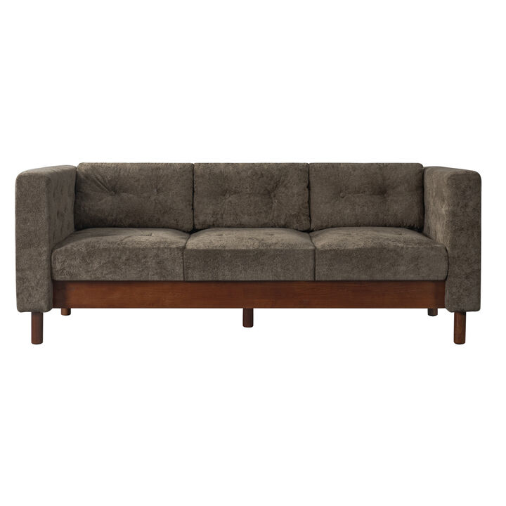 Jubpaf 78" Modern 3 Seater Sofa Chenille