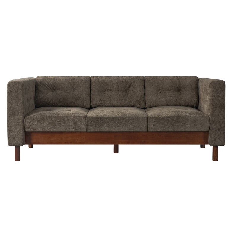 Jubpaf 78" Modern 3 Seater Sofa Chenille image number 0