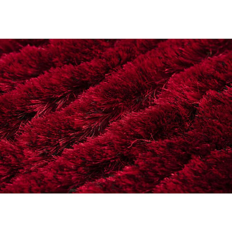 Eclipse Red 7'6"X9'6" Tufted Rug