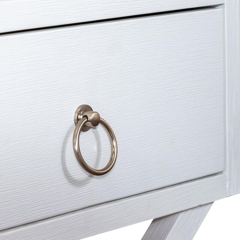 Liberty Furniture East End 1 Drawer Accent Table in Wirebrushed White image number 6