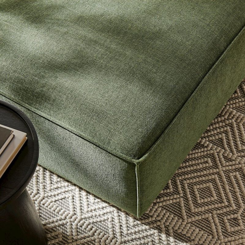 Restore Performance Fabric Upholstered Modular Ottoman image number 8