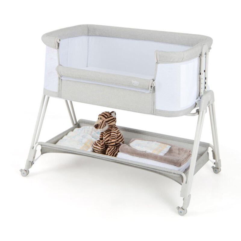 Hivvago Portable Bedside Sleeper for Baby with 7 Adjustable Heights