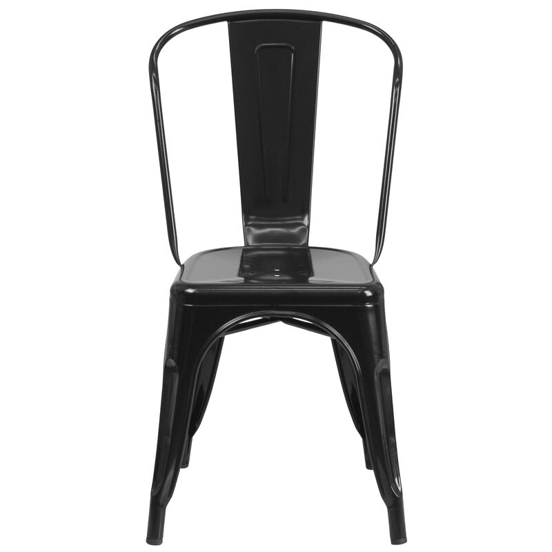 Metal Colorful Restaurant Chairs image number 9