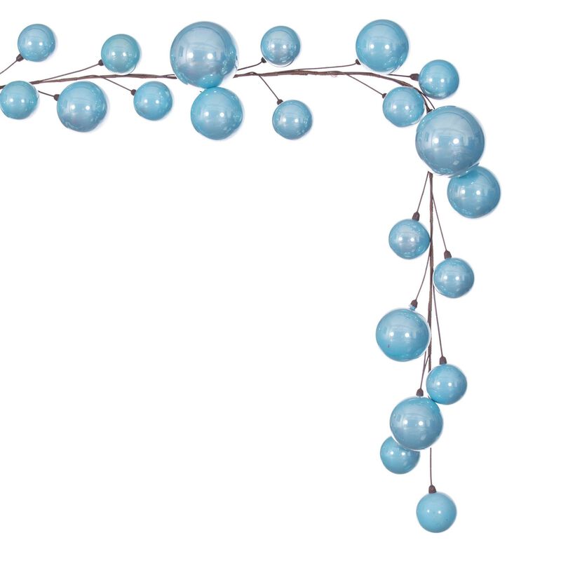 Vickerman 10' Baby Blue Pearl Branch Ball Wire . image number 2