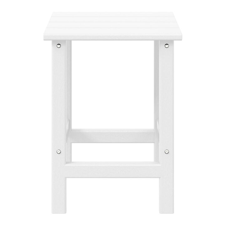 WestinTrends 14" square outdoor Side table for Adirondack chair