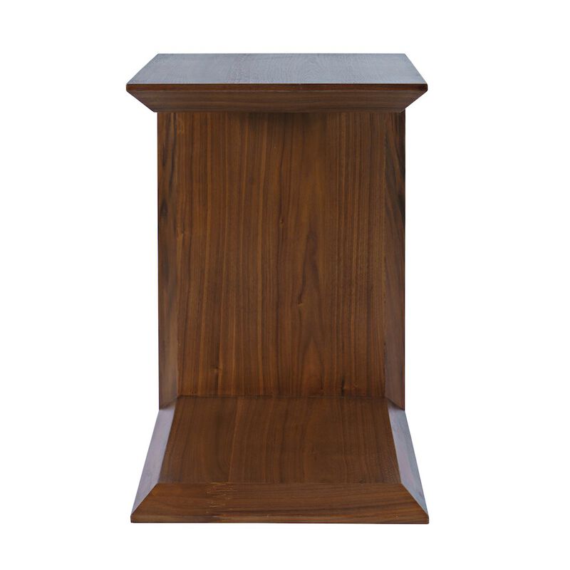 Jofran Nobu Modern Beveled Angle Wood Accent End C-Table