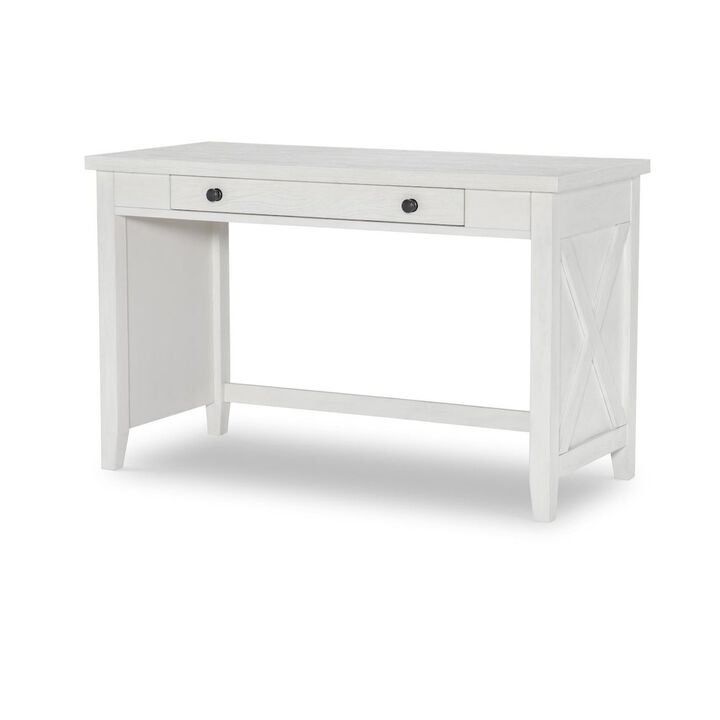 Legacy Classic Flatiron Desk/Vanity (1 Drawer, 2 Outlets & 2 USB Ports)