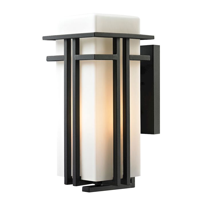 Croftwell 17'' High 1-Light White Outdoor Sconce