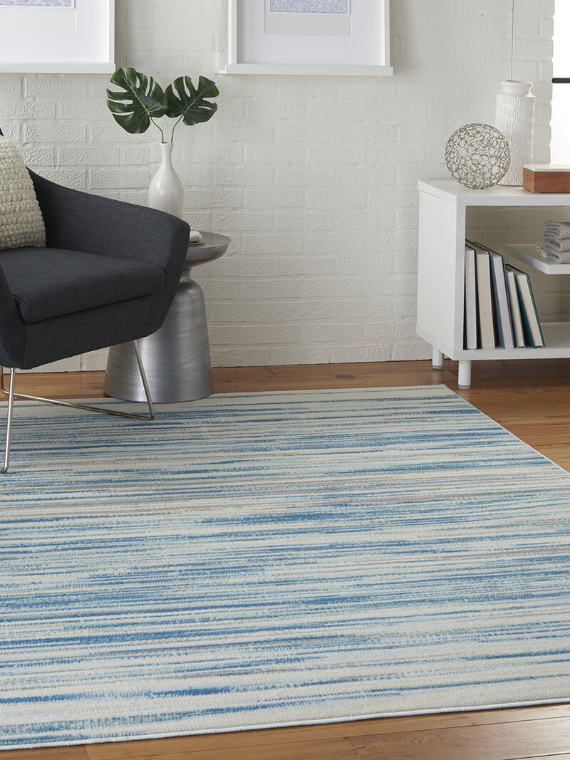 Jubilant JUB04 Blue 4' x 6' Rug