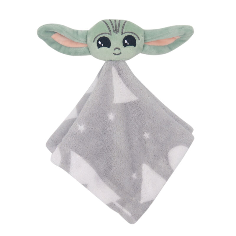 Lambs & Ivy Star Wars Baby Yoda/The Child Swaddle Blanket & Lovey Gift Set
