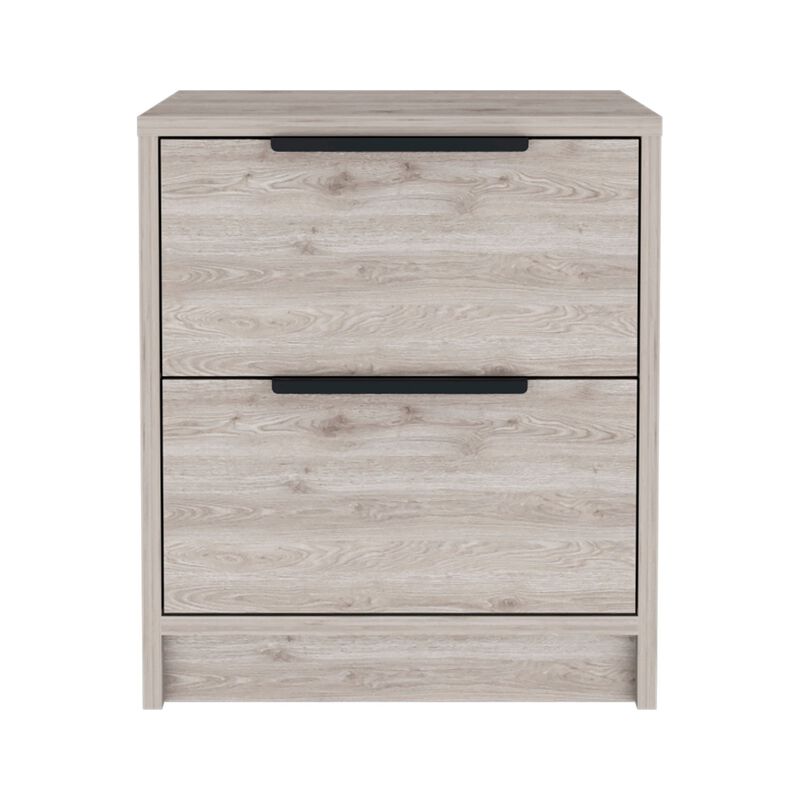 Homezia 16" Rectangular One Drawer Two Doors With Manufactured Wood Top image number 1