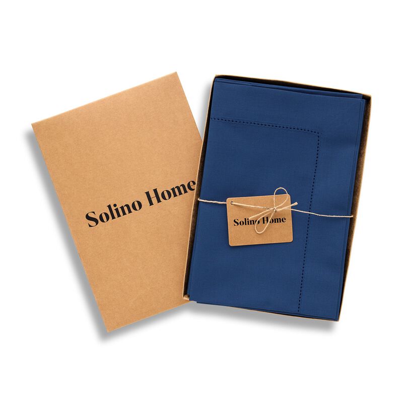 Cotton Linen Dinner Napkins - Cotton Linen Hemstitch image number 3
