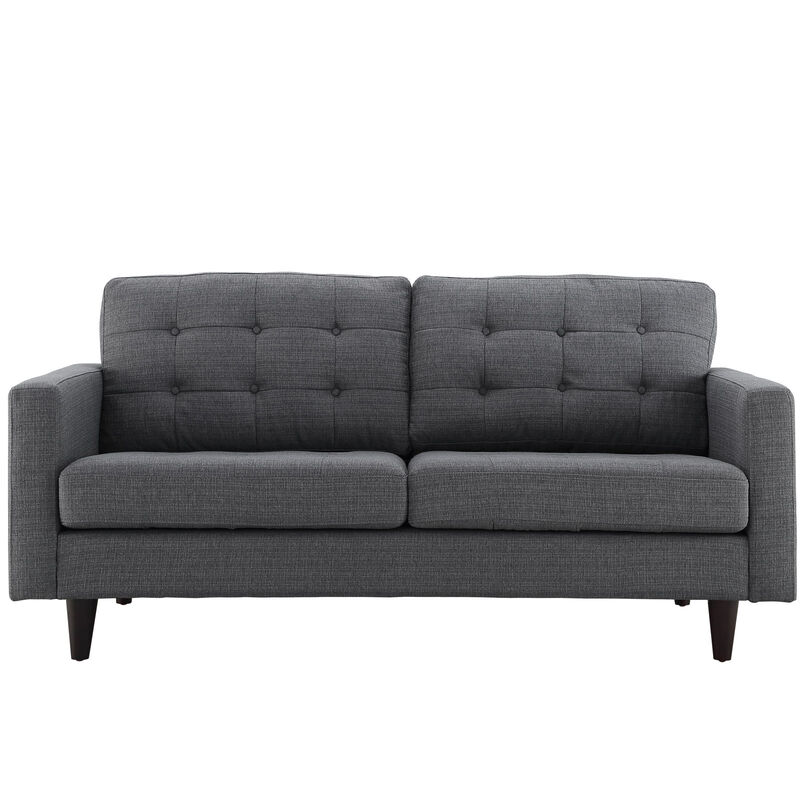 Empress Upholstered Fabric Loveseat image number 0