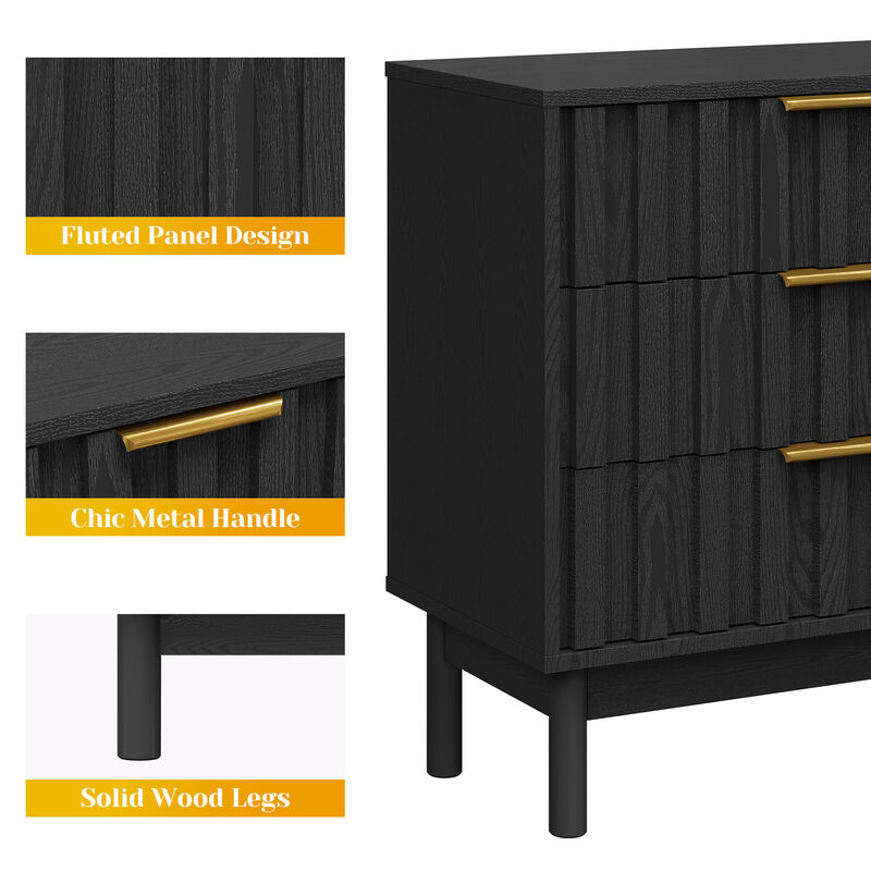 Kruk 3 Drawer Dresser image number 4