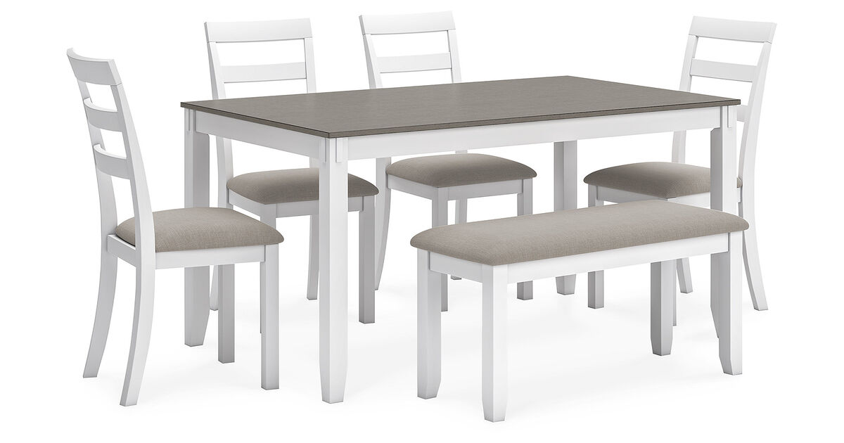 Stonehollow Table and Chairs with Bench