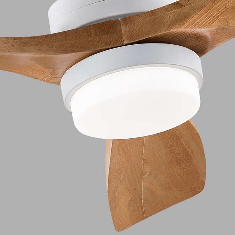 ELEMENT ACE 60 Inch Modern Ceiling Fan With Dimmable LED Light and Remote Control Featuring Solid Wood Blades image number 5