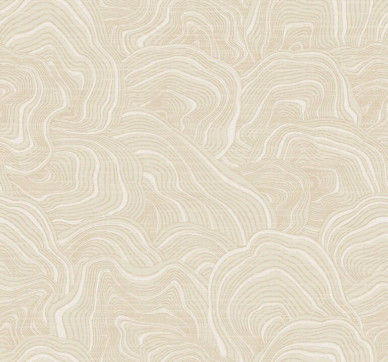 Geodes Cream Wallpaper