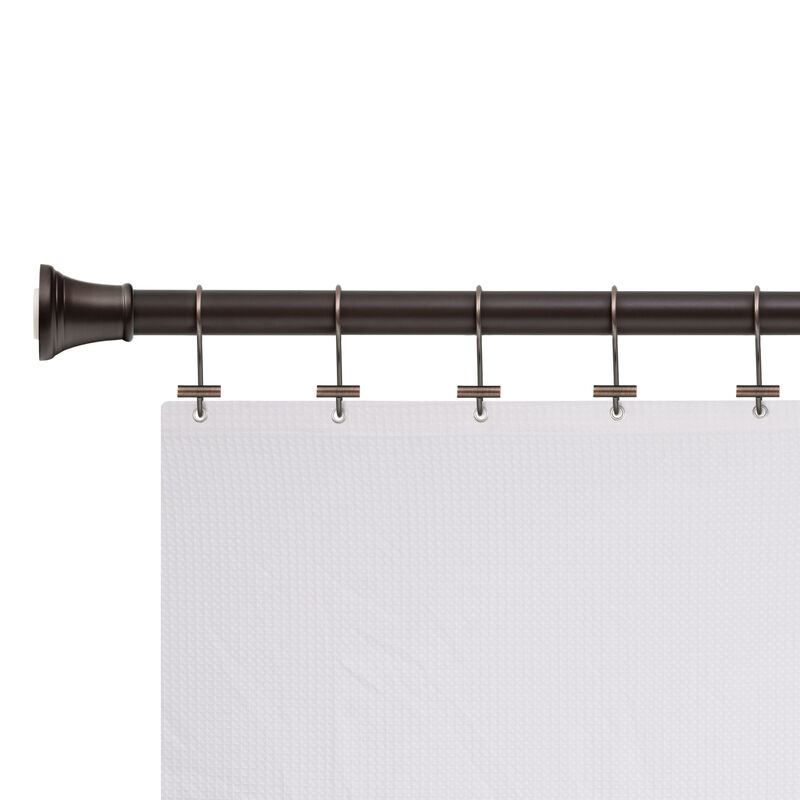 12-Piece Resistant Metal Shower Curtain Hooks with T-Bar End image number 6