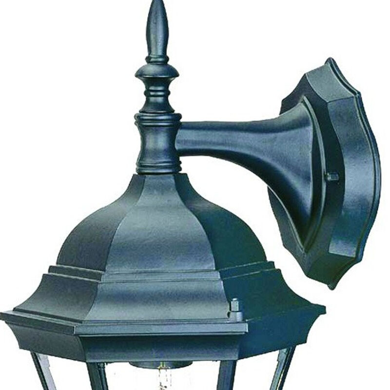 Outdoor Hanging Carousel Lantern Wall Sconce &ndash; Weather-Resistant Wall Light for Patio