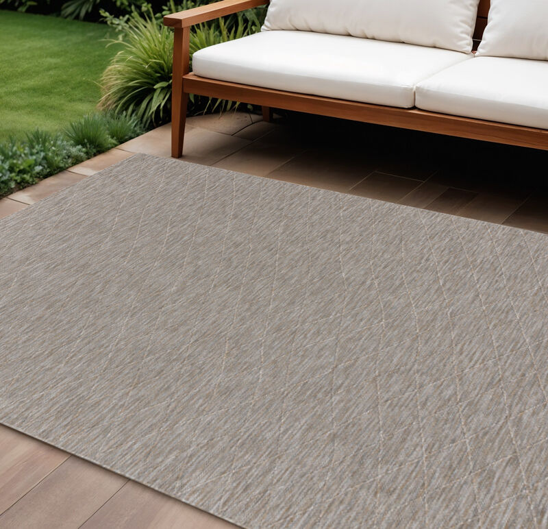 HomeRoots Geometric Indoor Outdoor Area Rug image number 1