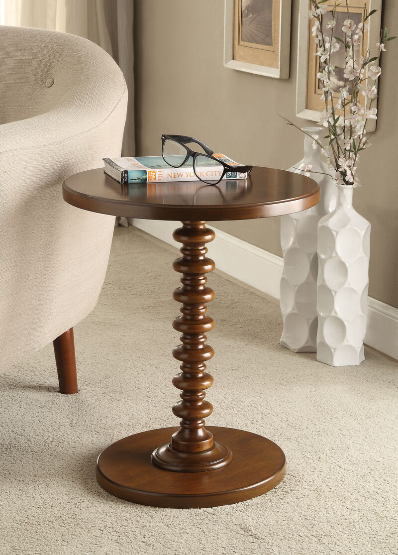 ACME Acton Accent Table, Walnut