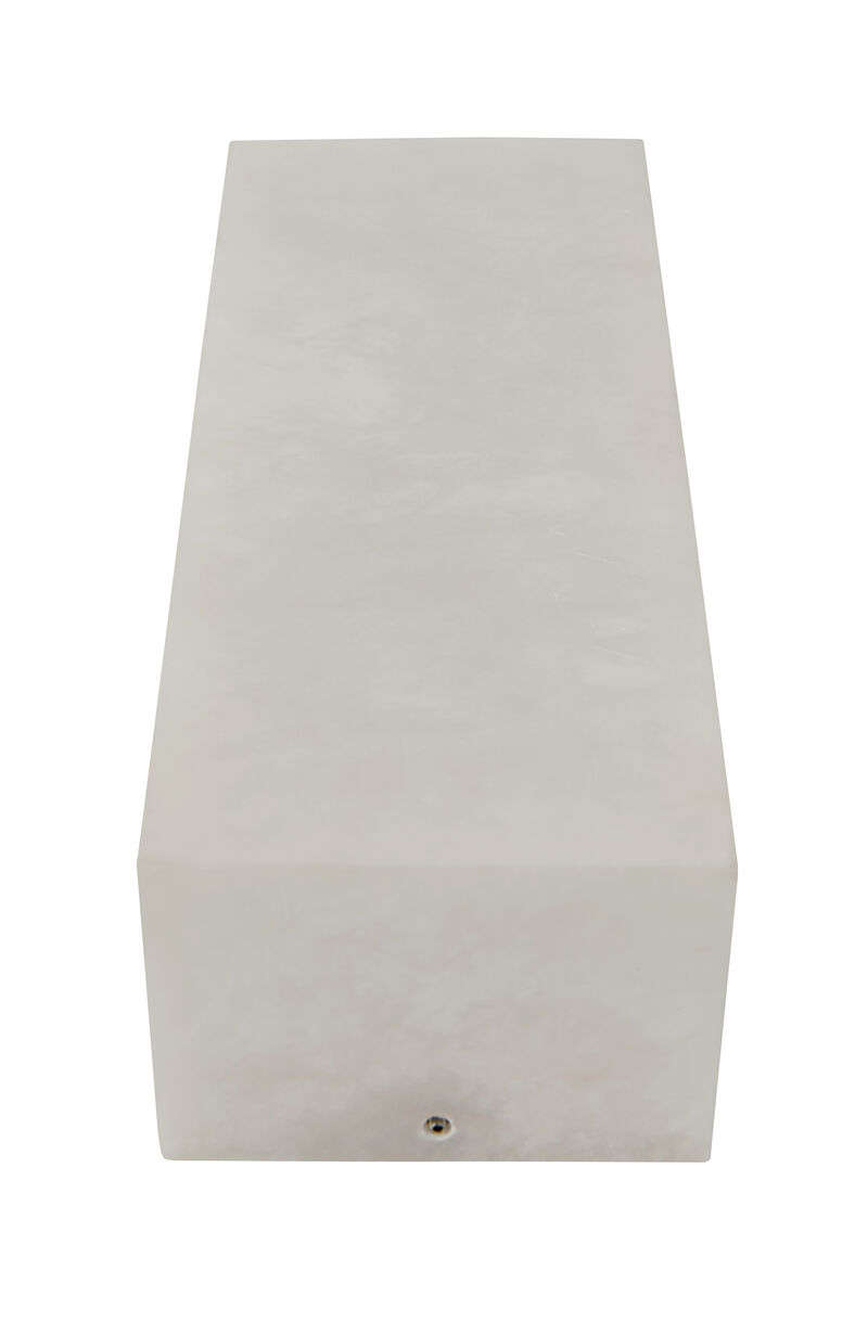 Beacon Lighting Times Alabaster LED Wall Sconce IP44 Bathroom Wall Light, Wet Rated image number 4