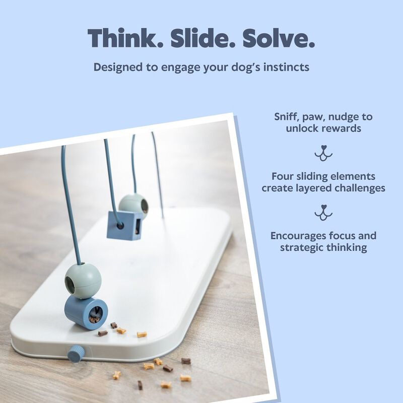 TRIXIE Dog Activity Skills Loop Strategy Game, Level 4 Advanced Food Puzzle image number 5